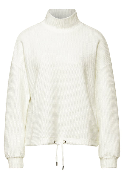 Street One Langarmshirt Damen Turtleneck Stretch Baumwolle
