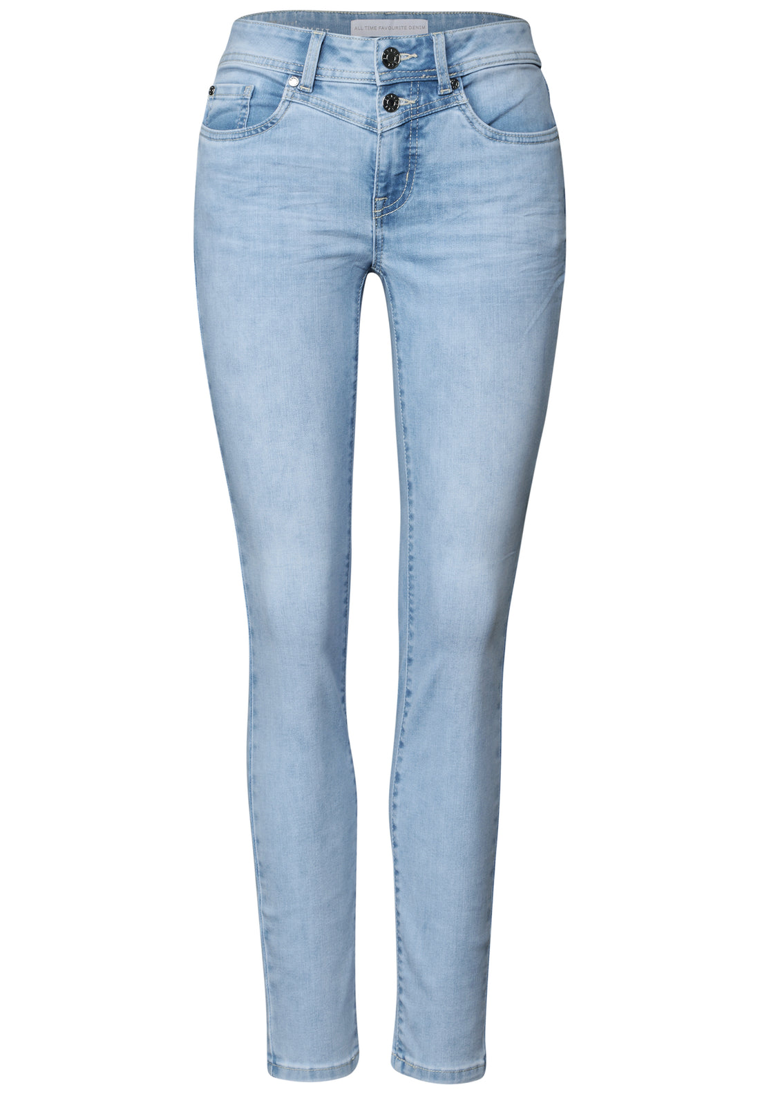 Street One Slim Fit Jeans Damen Mid Waist Slim Legs Stretchanteil