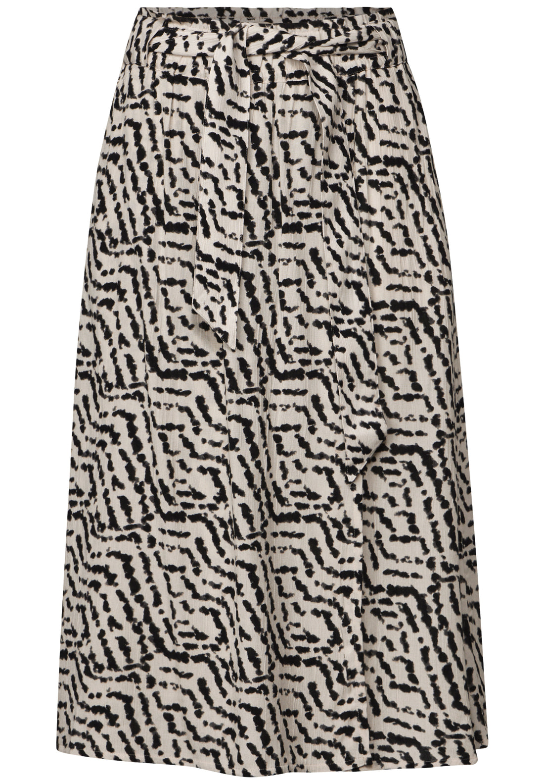 Street One Midi Paperbag Rock Damen bequemer Wickel-Style