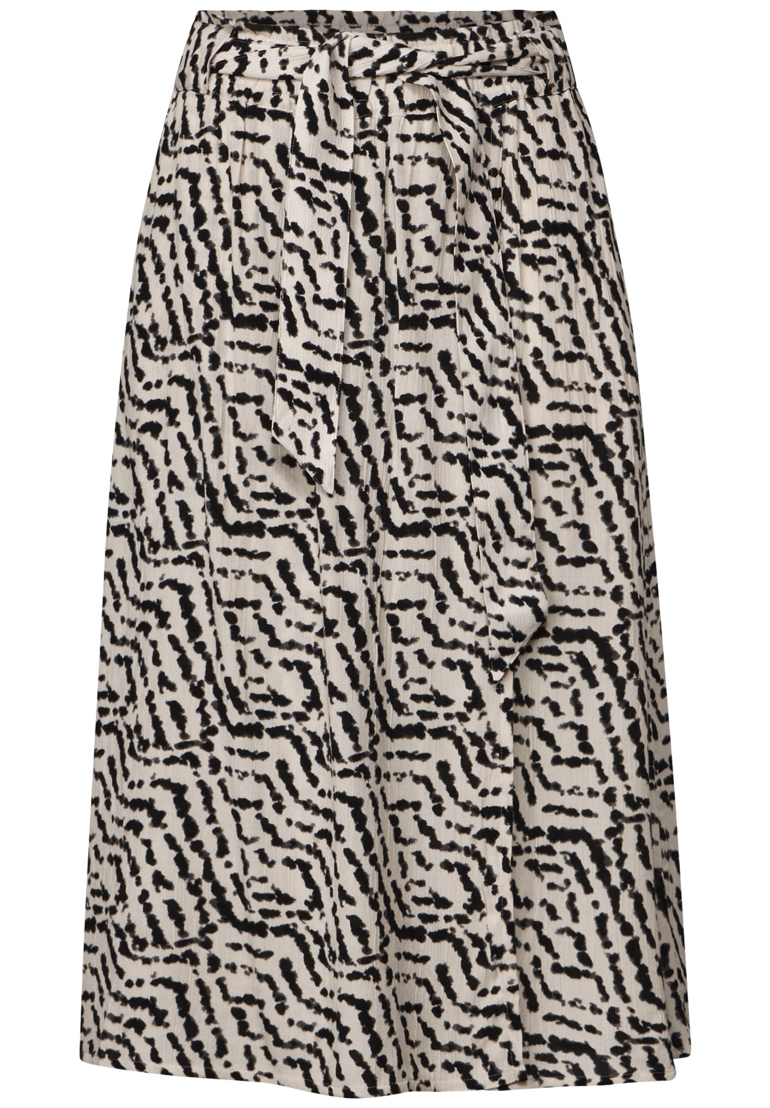 Street One Midi Paperbag Rock Damen bequemer Wickel-Style