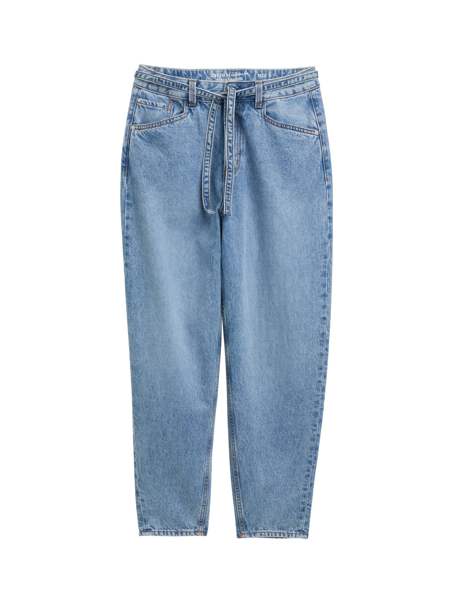 Tom Tailor Denim High Waist Jeanshose mit Gürtel für Damen