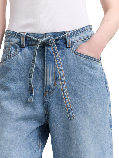 Tom Tailor Denim High Waist Jeanshose mit Gürtel für Damen