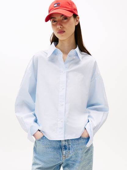 Sportswear Division Striped Cotton T-Shirt Damen Bequemheit