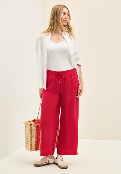 CECIL Wide Leg Hose Damen Loose Fit High Waist Elastischer Bund