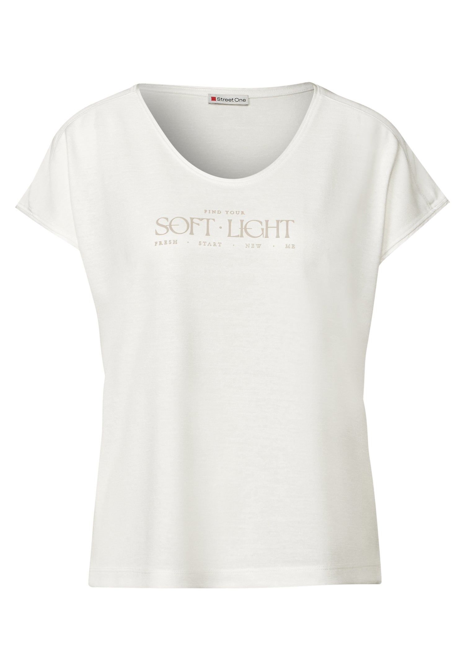 Street One Shirt Damen entspannte Passform angenehmer Materialmix