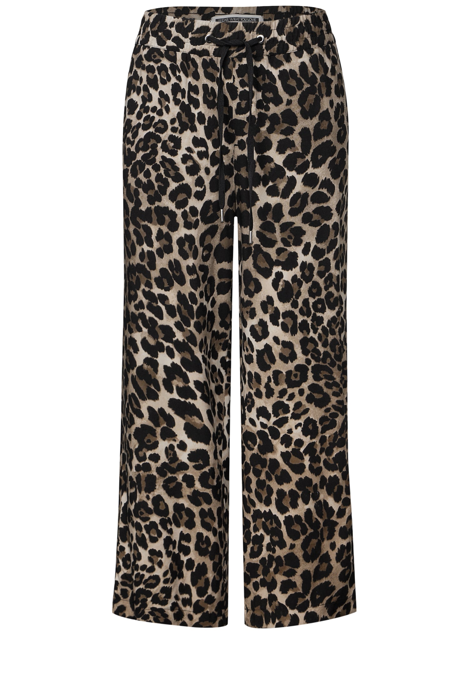 Street One Wide Leg Hose Damen Loose Fit High Waist