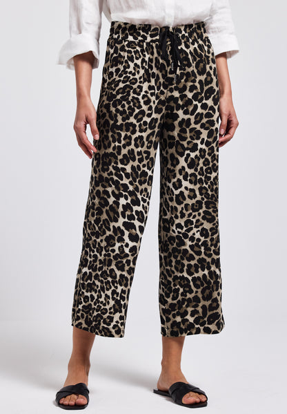 Street One Wide Leg Hose Damen Loose Fit High Waist
