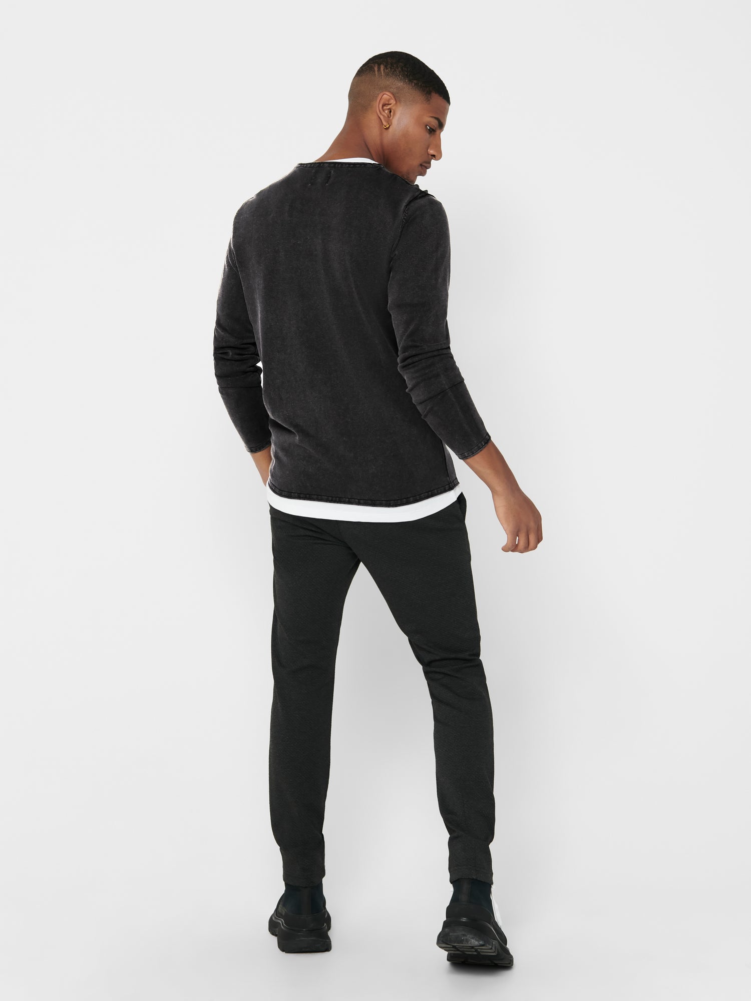 Bestseller Strickpullover Herren Klassisch Elegant