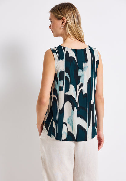 Street One ärmelloses Blusentop Damen feminine Raffung
