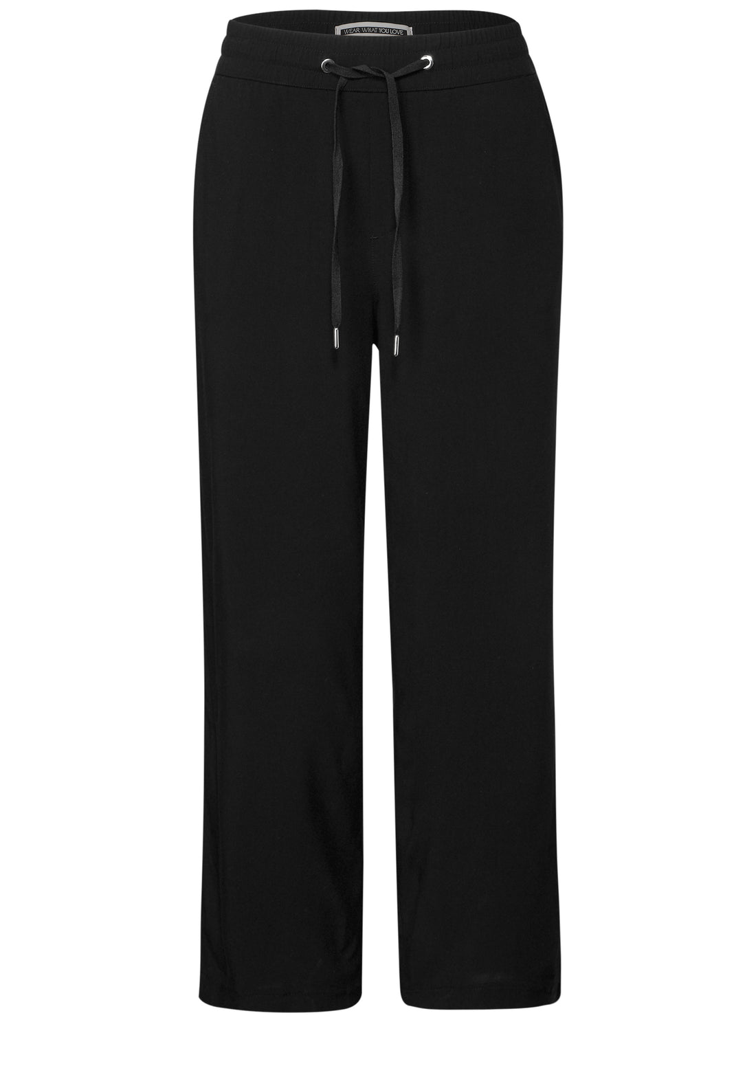 Street One Wide Leg Hose Damen Loose Fit High Waist Viskose