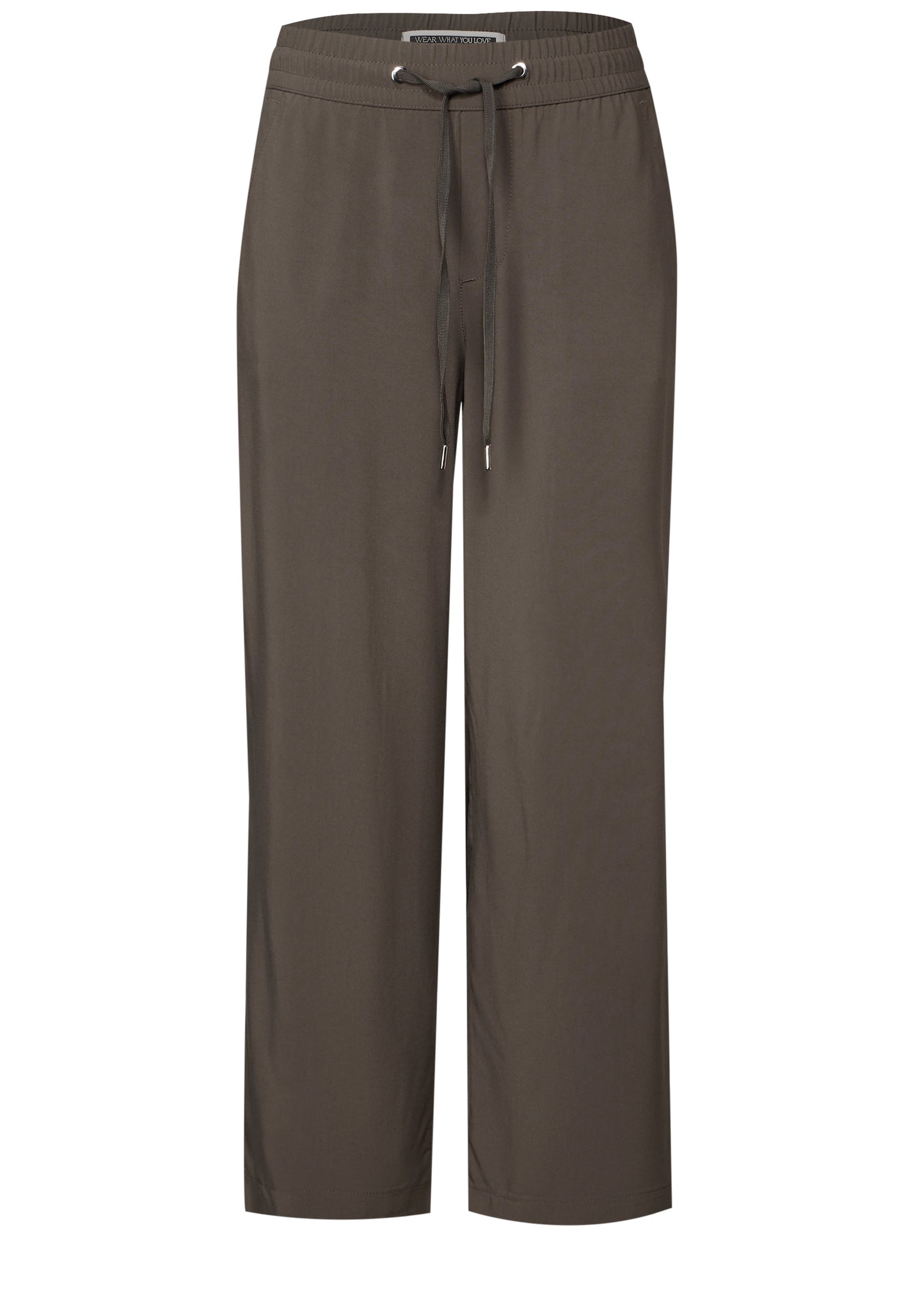 Street One Wide Leg Hose Damen Loose Fit High Waist Viskose