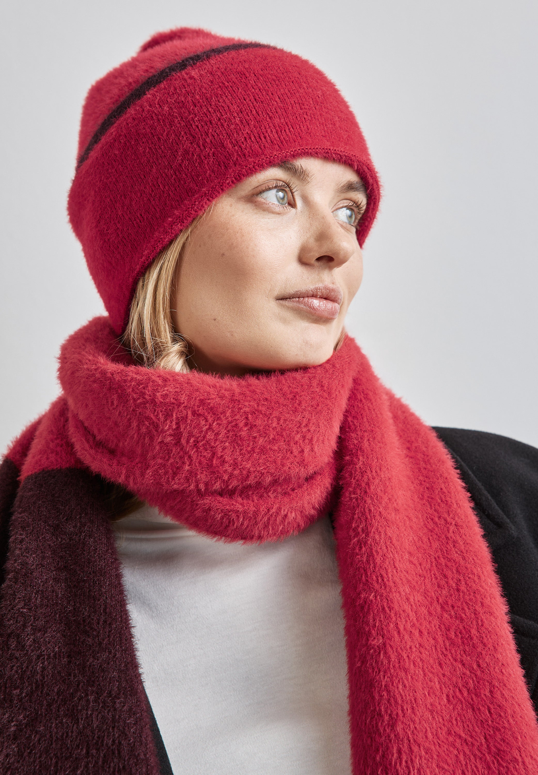 Street One Beanie Mütze Damen Flauschig und Wärmend