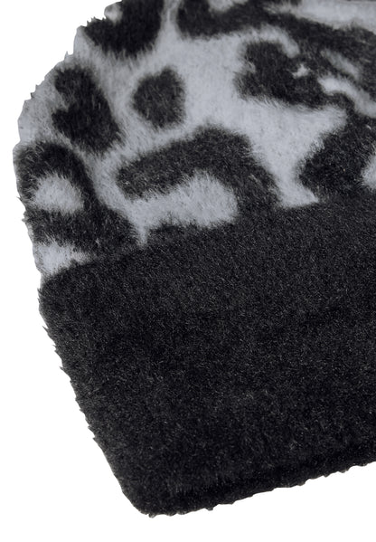 Street One Leo-Beanie Damen Kuschelige Federgarn-Mütze