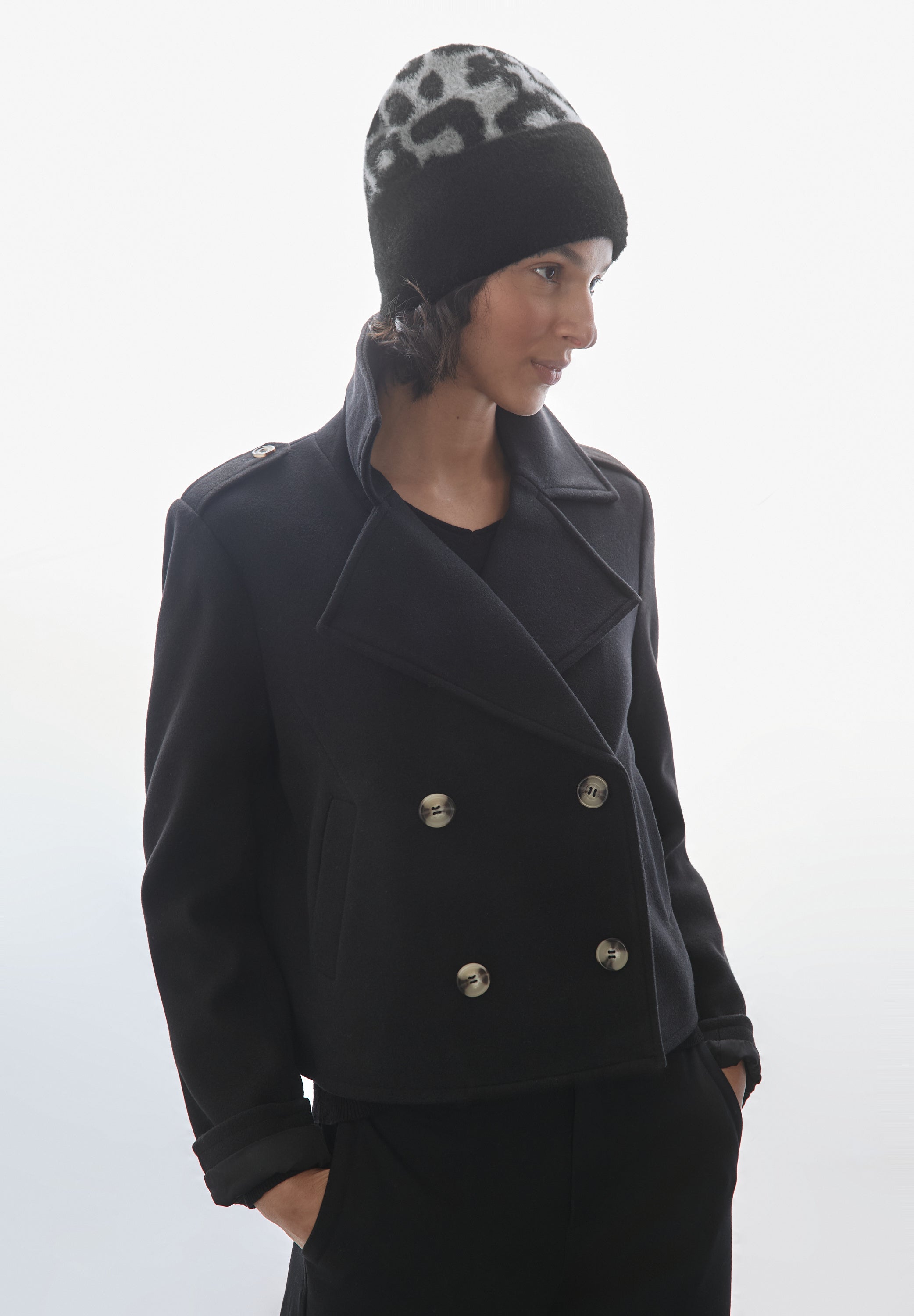 Street One Leo-Beanie Damen Kuschelige Federgarn-Mütze