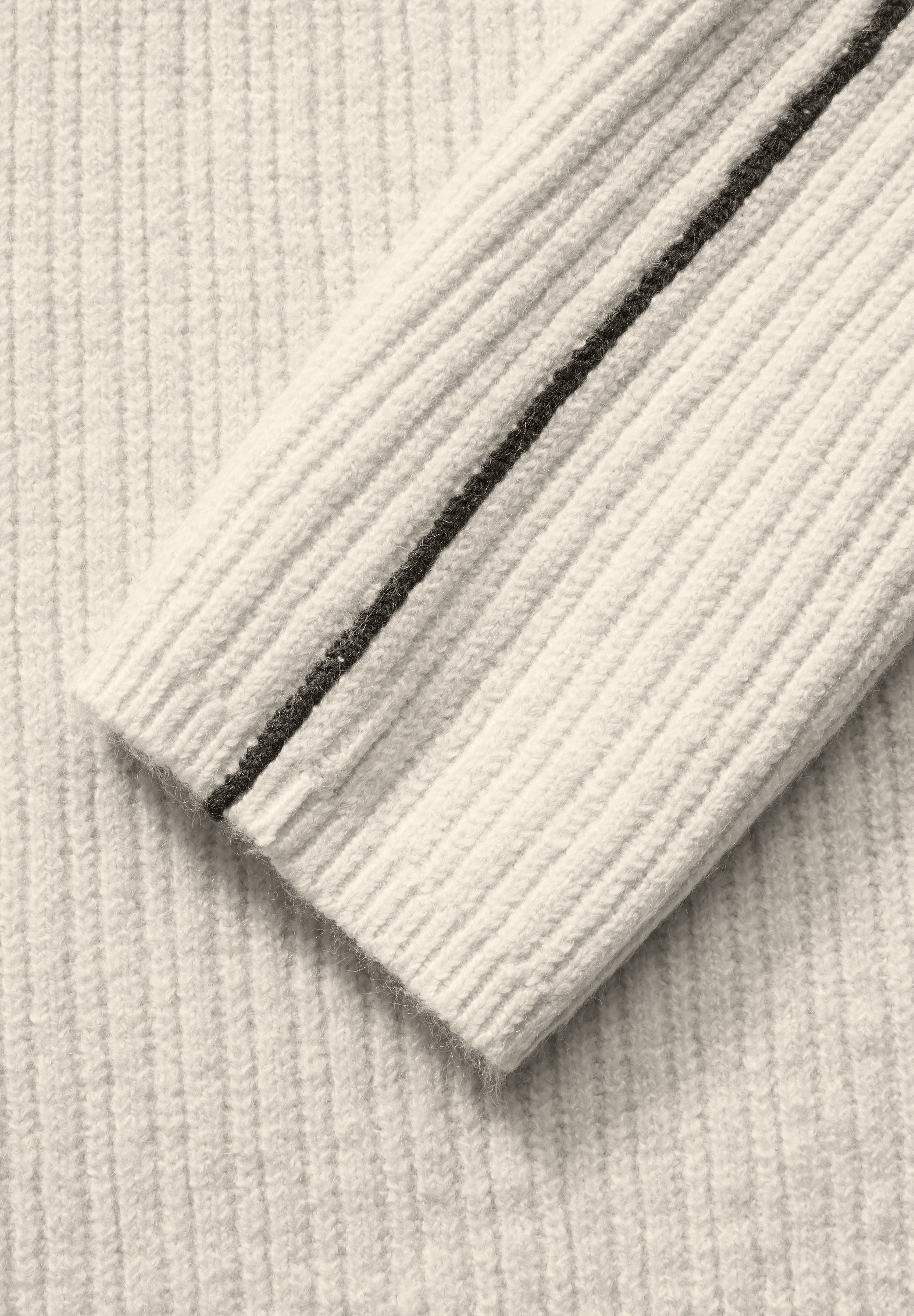 Street One Strickpullover Damen Turtleneck Stretchmaterial