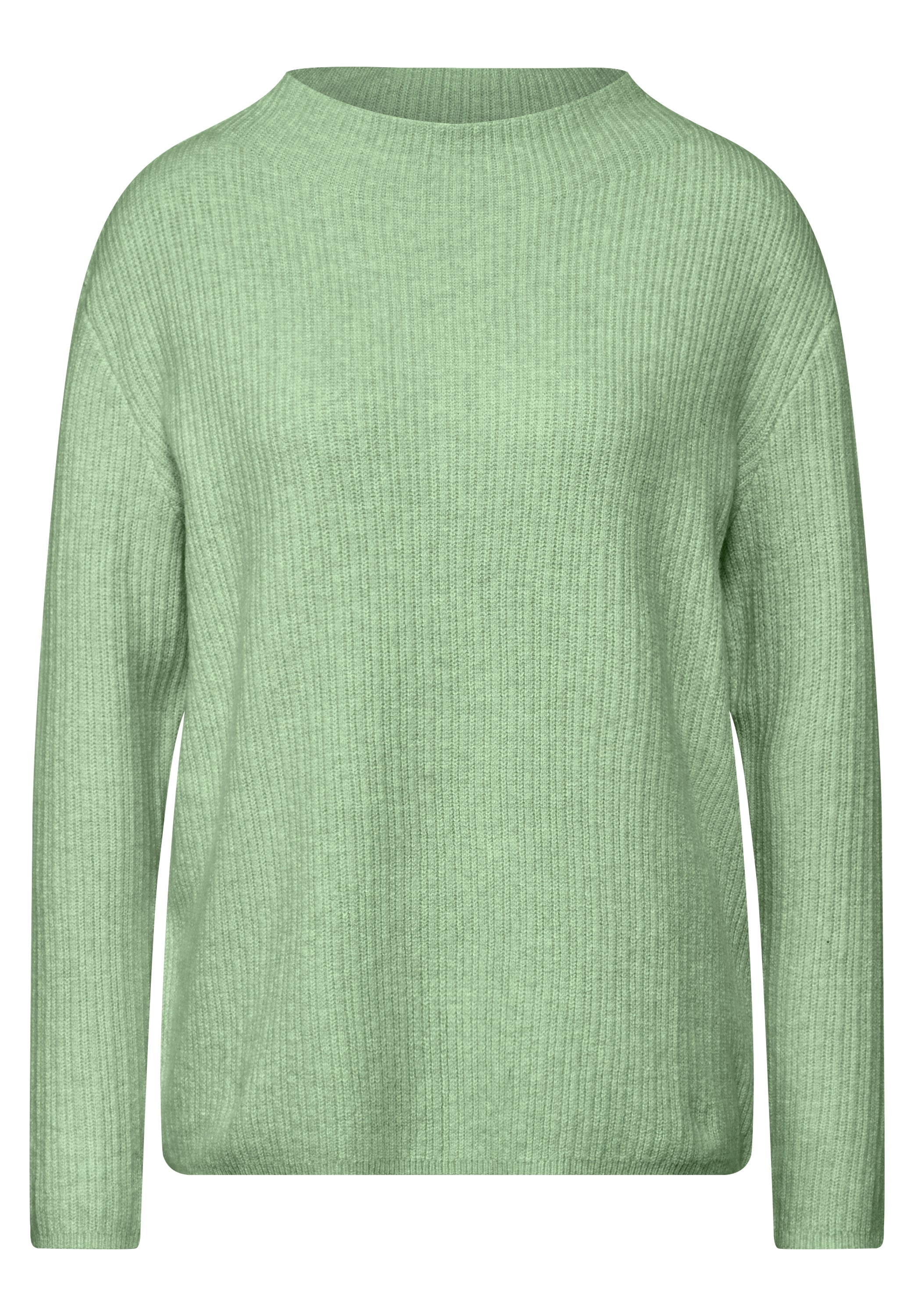 Street One Strickpullover Damen Turtleneck Stretchmaterial