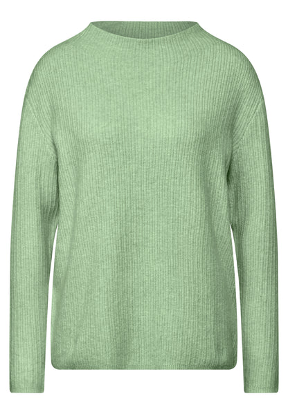 Street One Strickpullover Damen Turtleneck Stretchmaterial