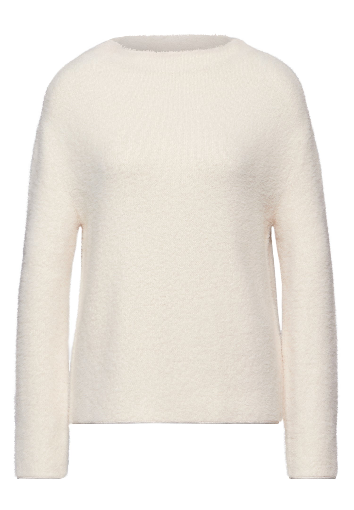 Street One Strickpullover Damen Kuscheliger Federgarn