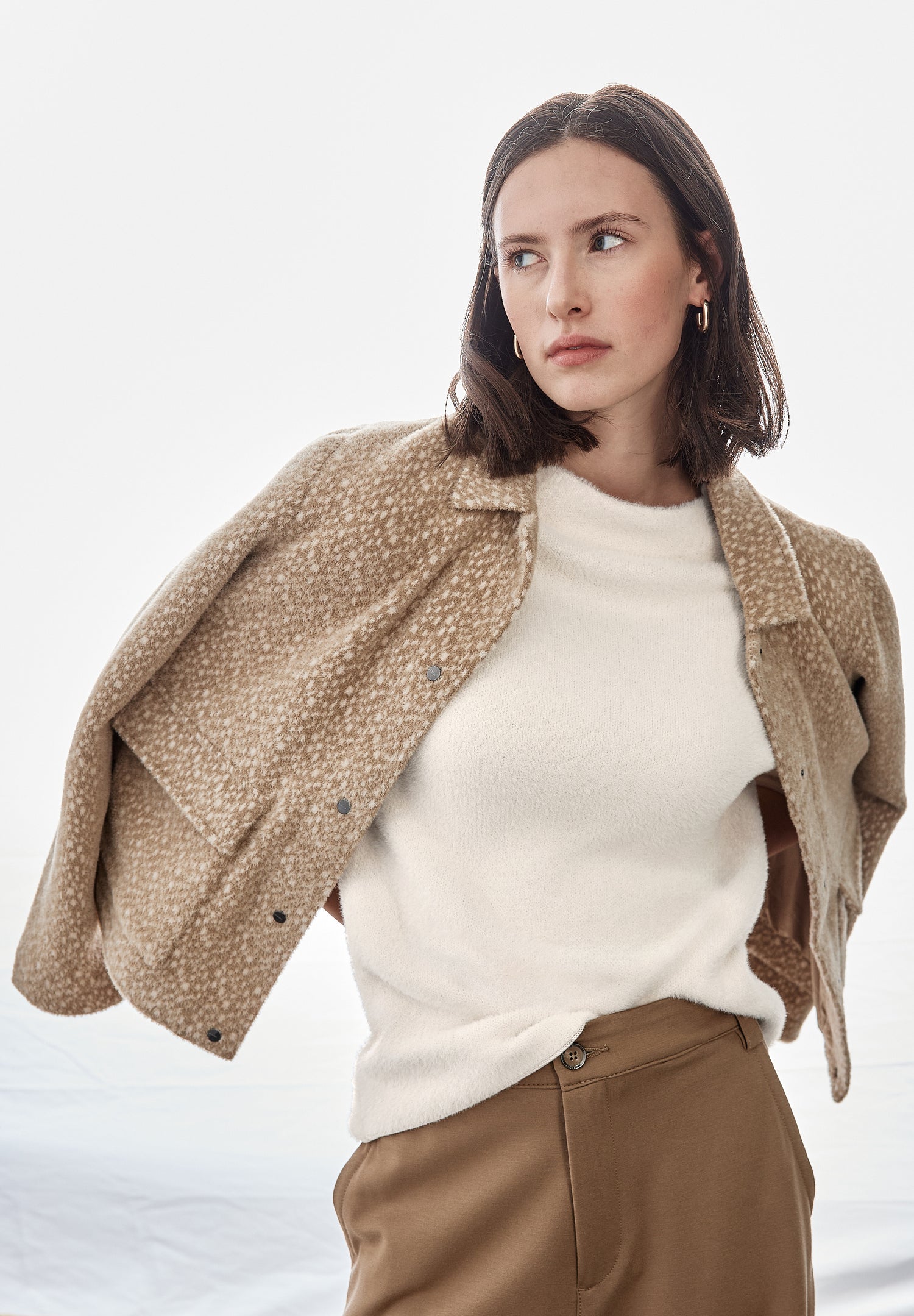 Street One Strickpullover Damen Kuscheliger Federgarn