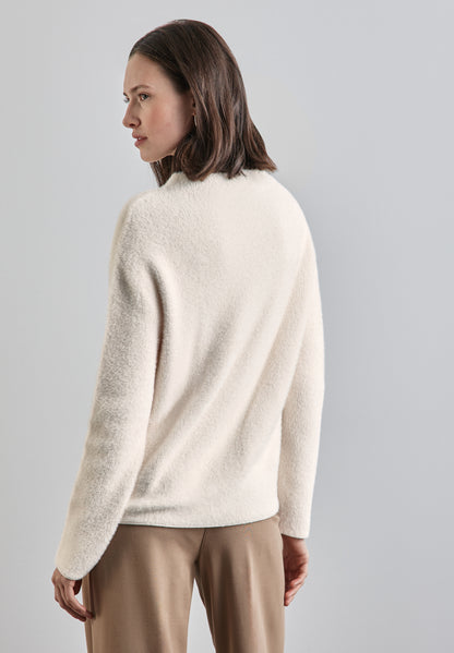 Street One Strickpullover Damen Kuscheliger Federgarn