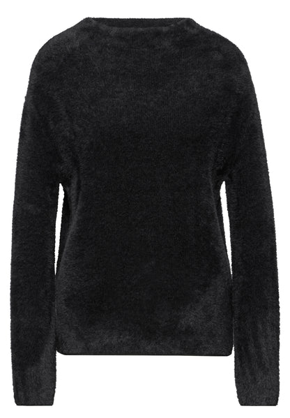 Street One Strickpullover Damen Kuscheliger Federgarn