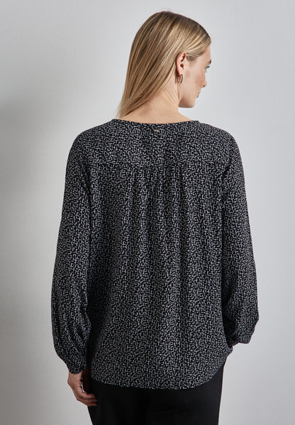 Street One Bedruckte Bluse Damen Grafisches Muster Stickerei