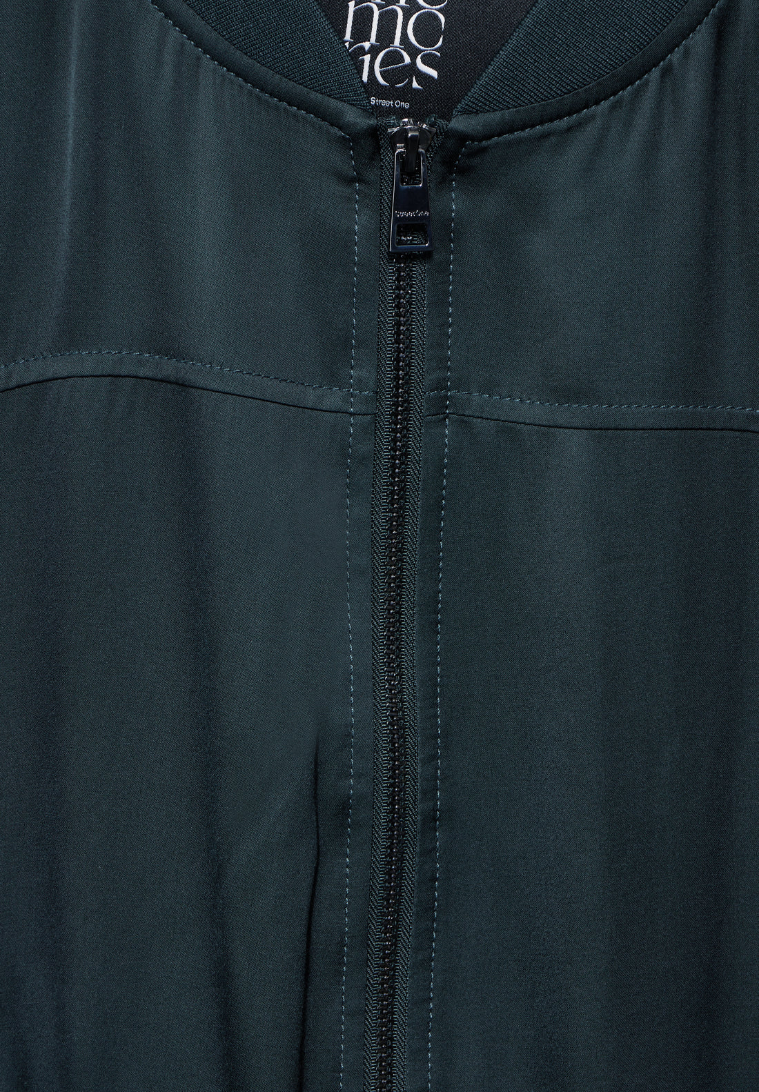 Street One Satin-Blouson Damen Elegante Jacke mit Stehkragen