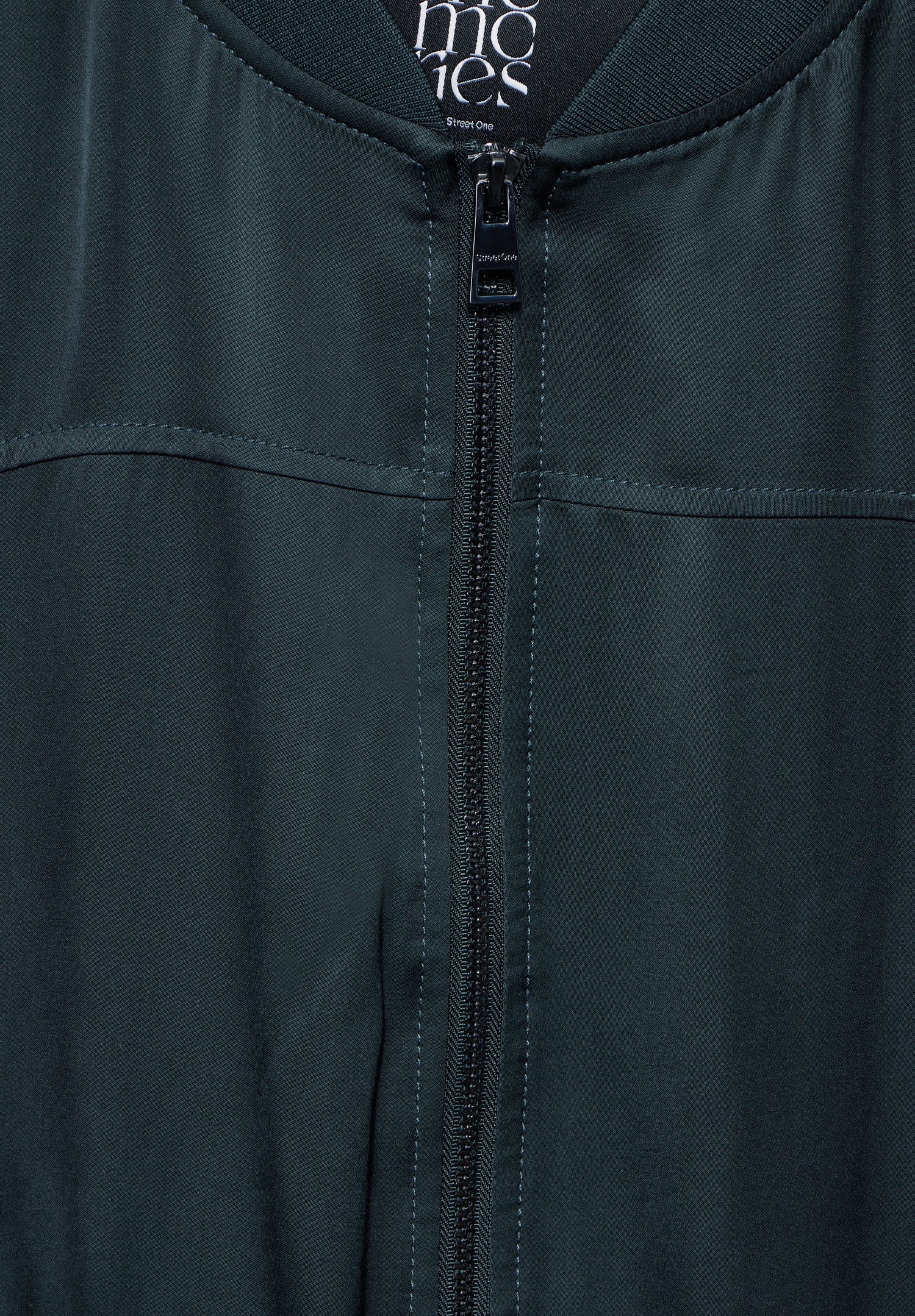 Street One Satin-Blouson Damen Elegante Jacke mit Stehkragen