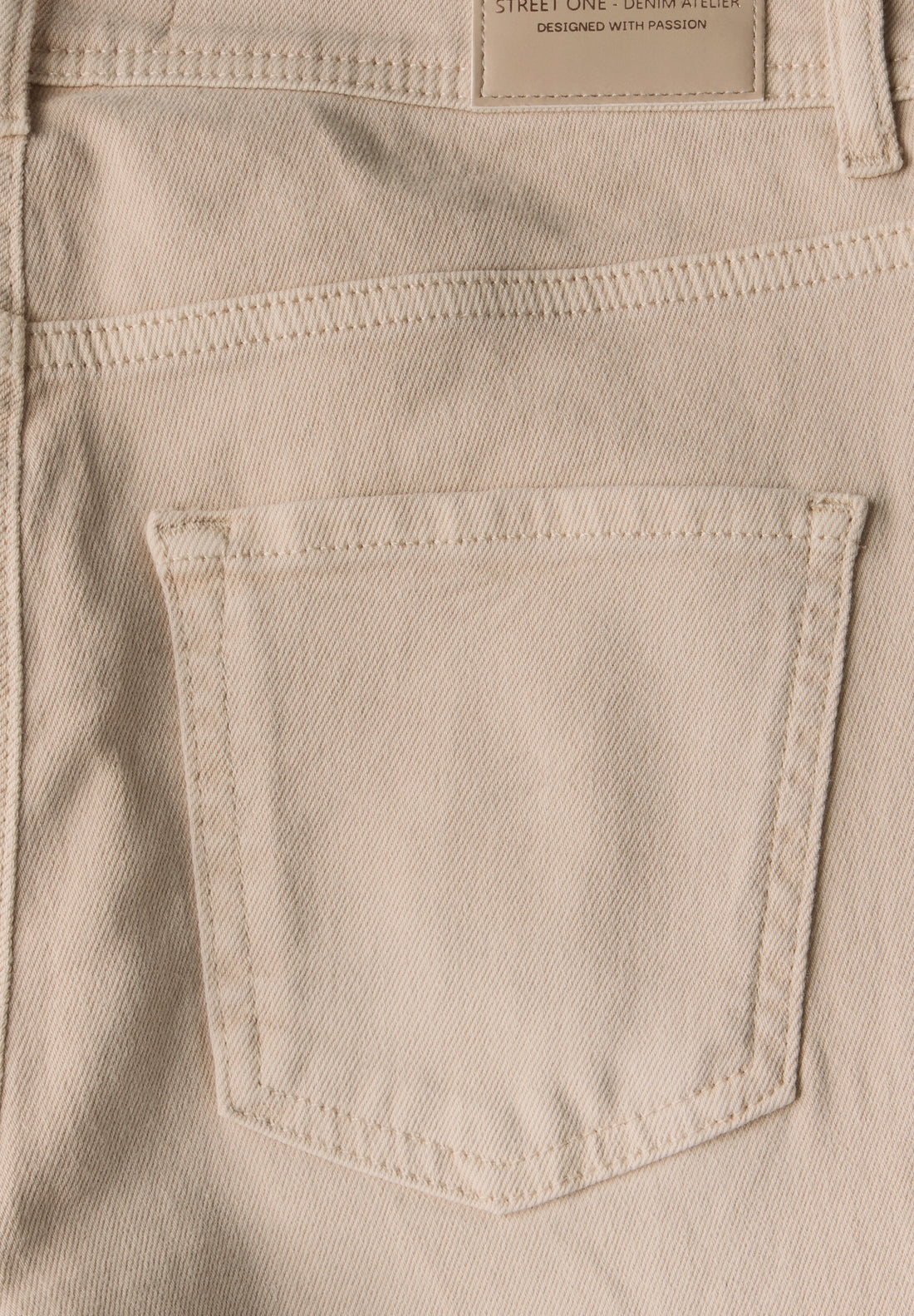 Street One Kickflare Jeans Damen Slim Fit Offener Saum