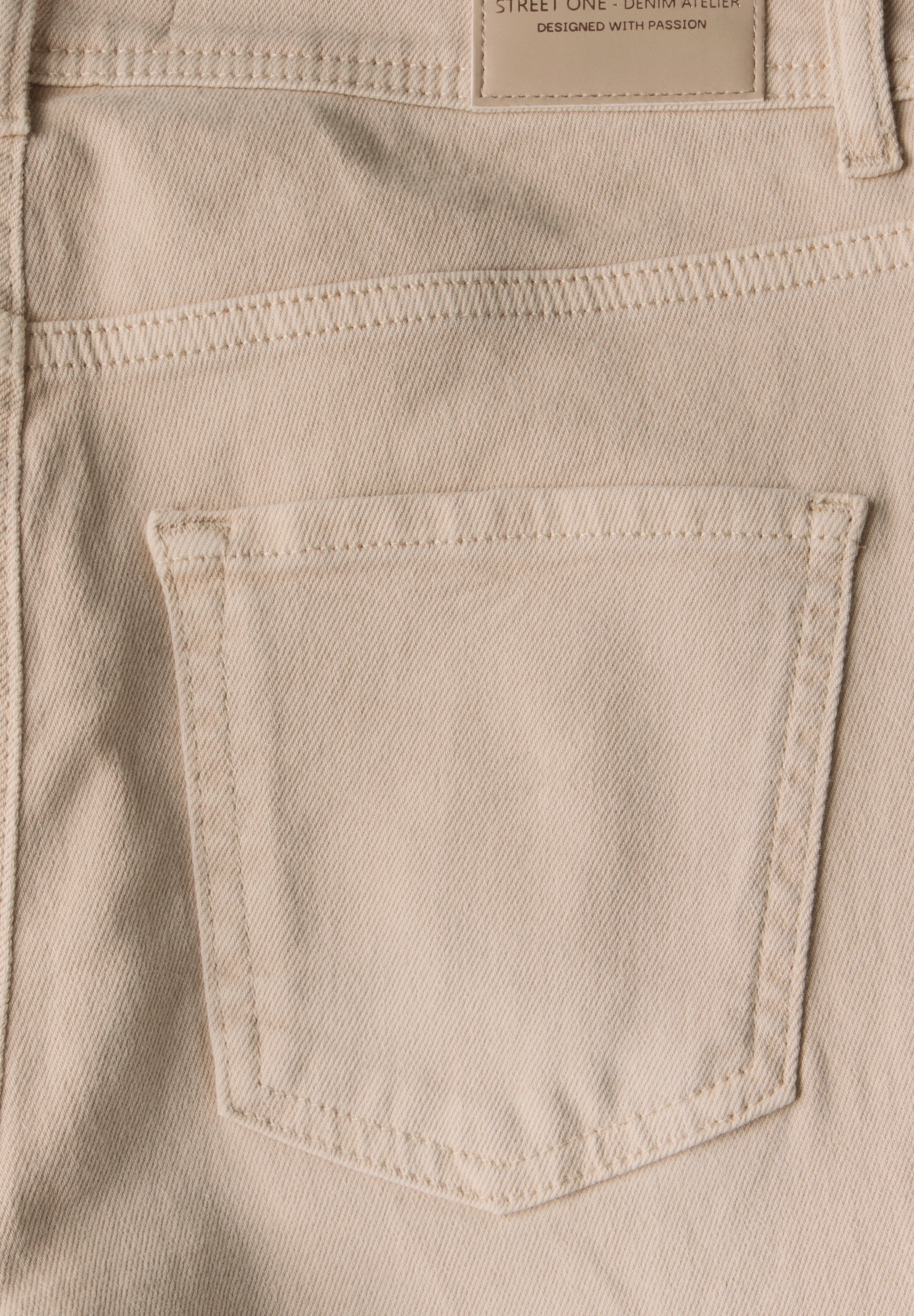 Street One Kickflare Jeans Damen Slim Fit Offener Saum