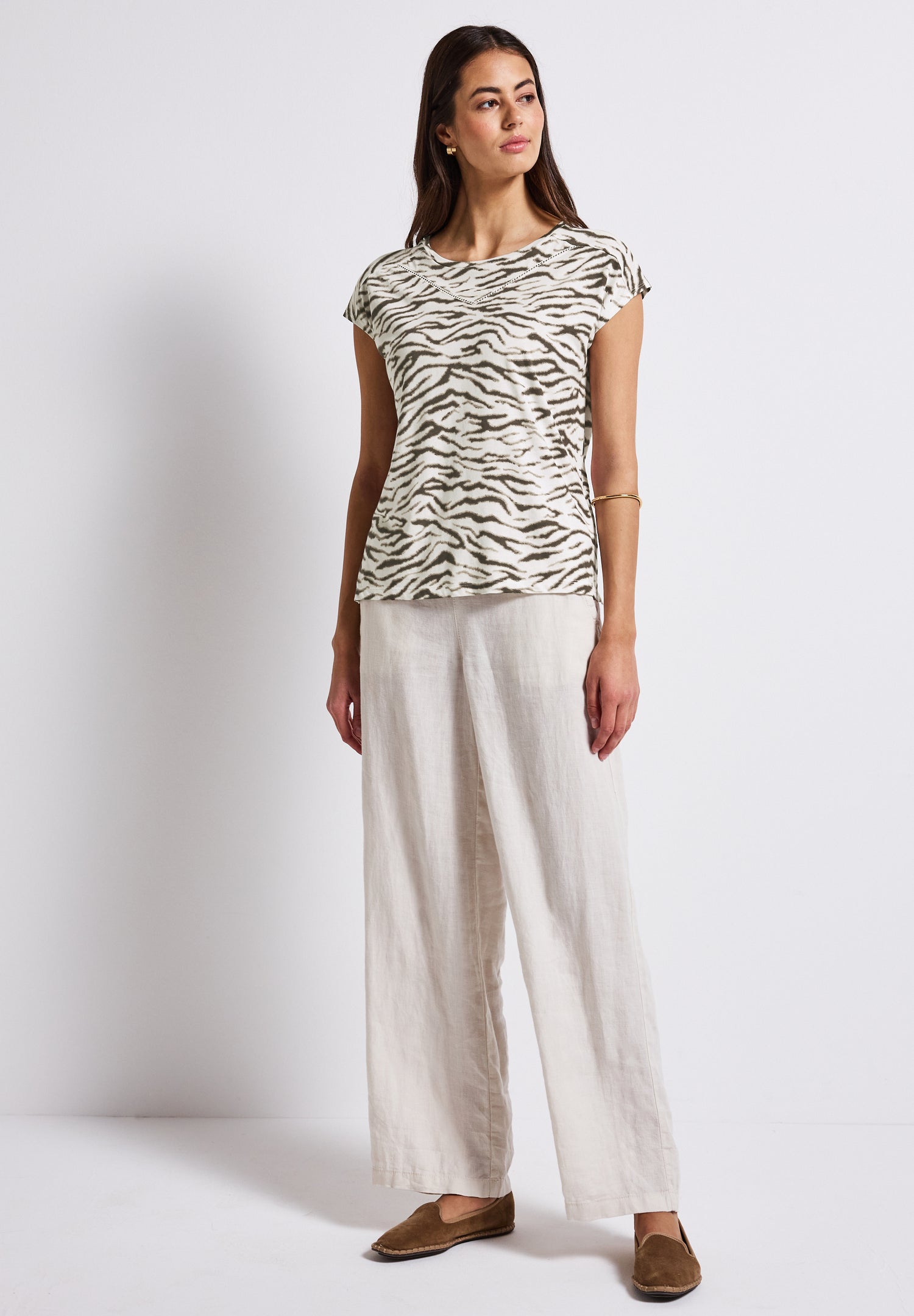 Street One Sommershirt Damen Bequemer Baumwoll-Modalmix