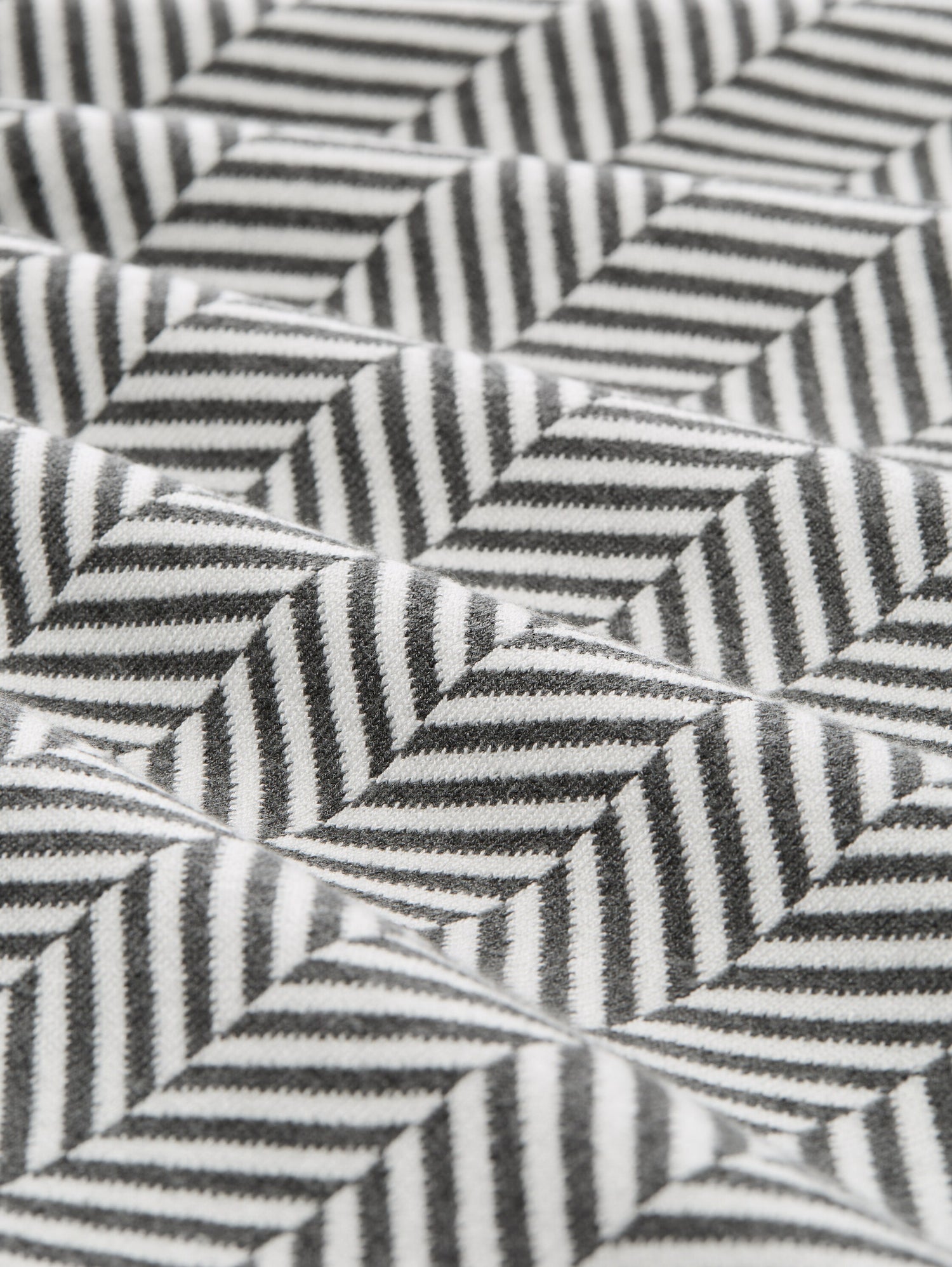 Pullover Damen Fischgräten-Muster Saum Viskose Polyamid