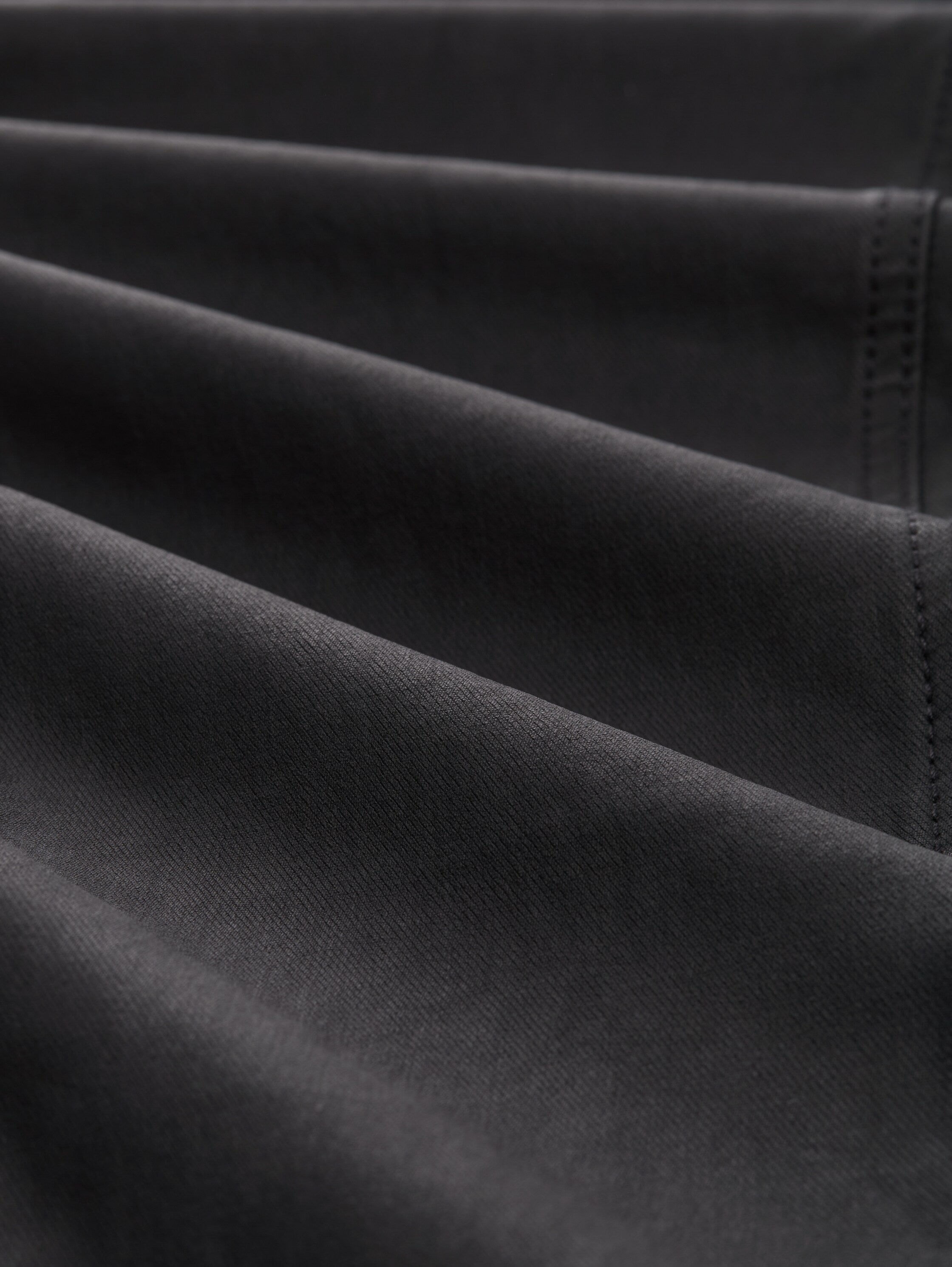 Modische Damen Jeanshose Coated Black Denim Five-Pocket-Style