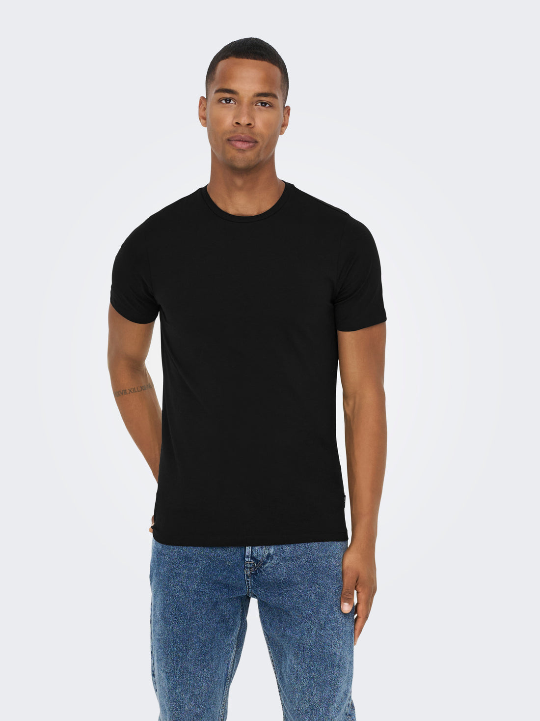 Bestseller Slim Fit T-shirt für Herren aus weichem Jersey-Material