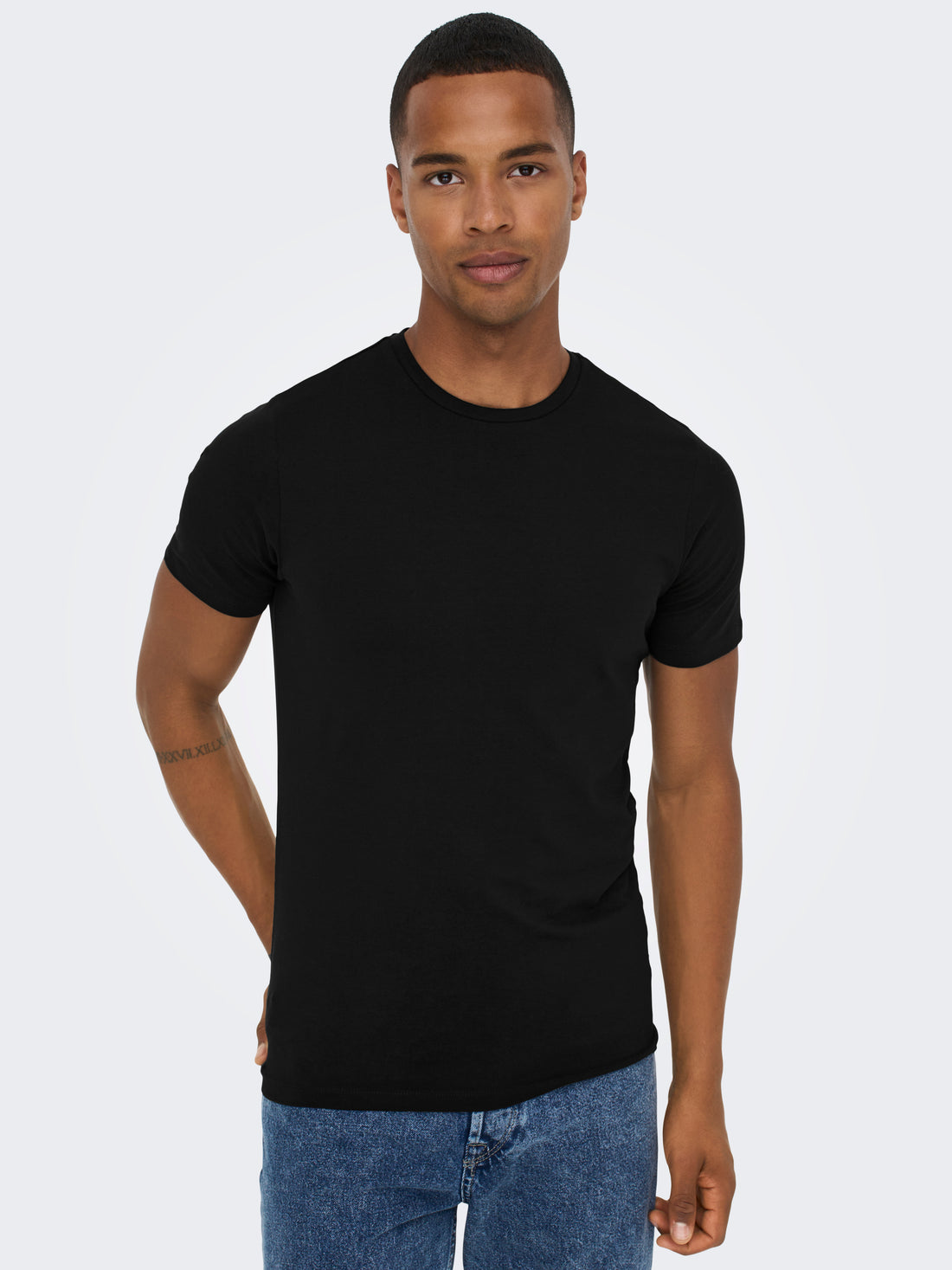 Bestseller Slim Fit T-shirt für Herren aus weichem Jersey-Material