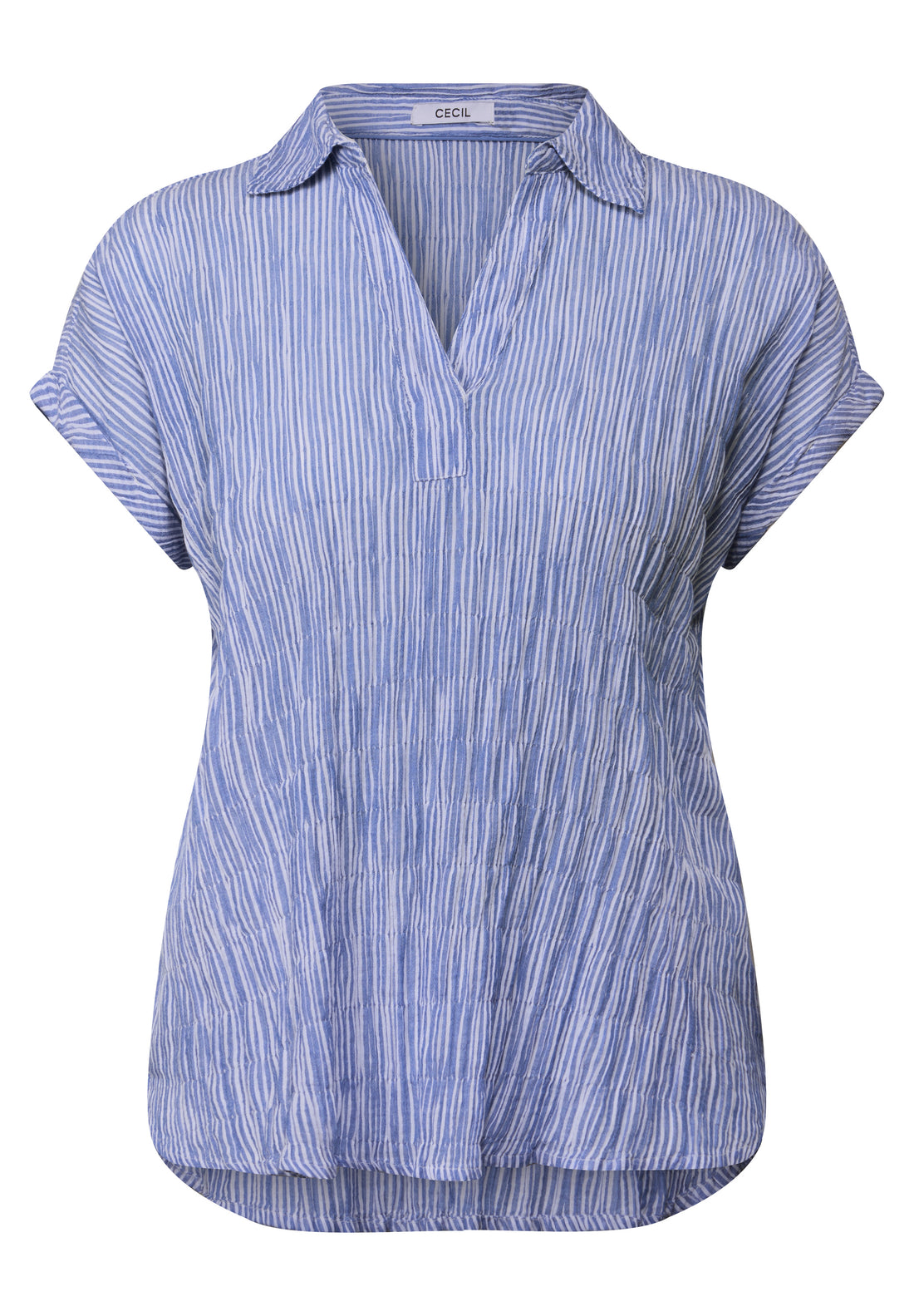 CECIL Strukturbluse Damen Sportiv-Lässiger Look