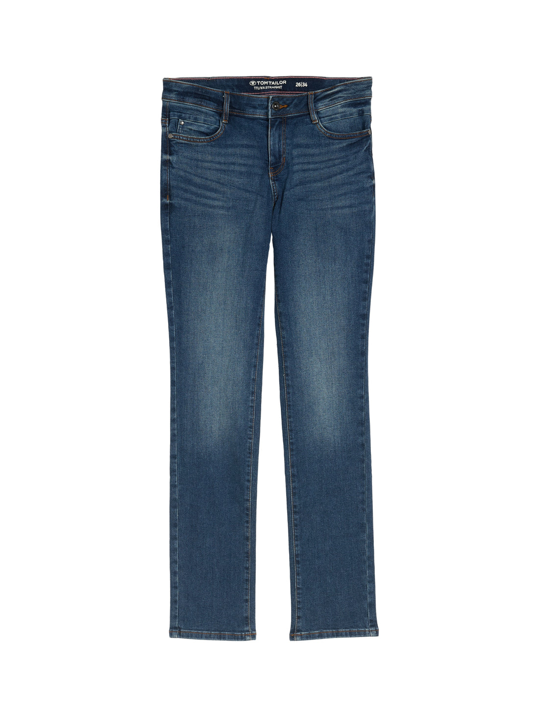 Tom Tailor Denim Straight Fit Jeanshose für Erwachsene Weiblich mit Stretch-Anteil