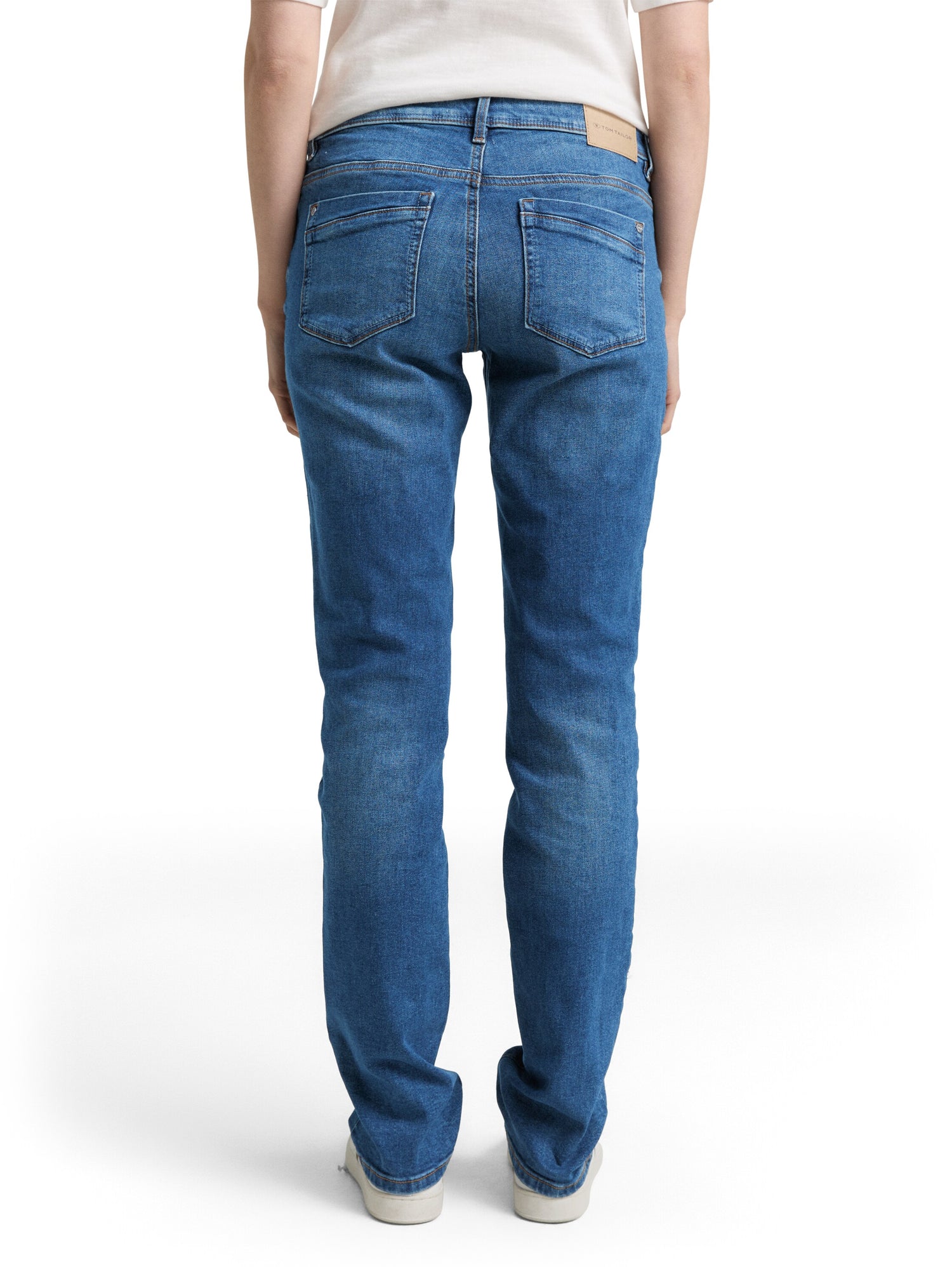 Tom Tailor Denim Straight Fit Jeanshose für Erwachsene Weiblich mit Stretch-Anteil