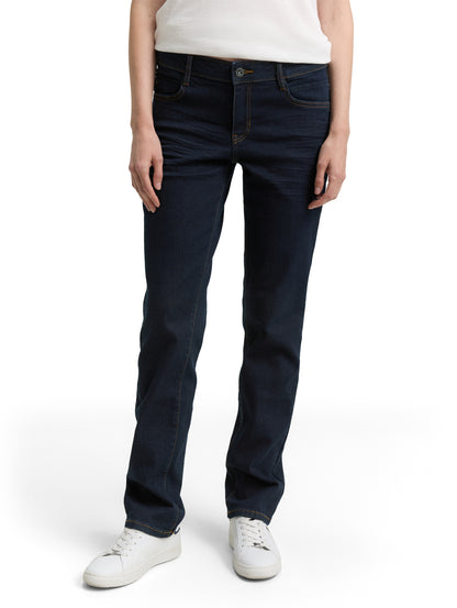 Tom Tailor Denim Straight Fit Jeanshose für Erwachsene Weiblich mit Stretch-Anteil