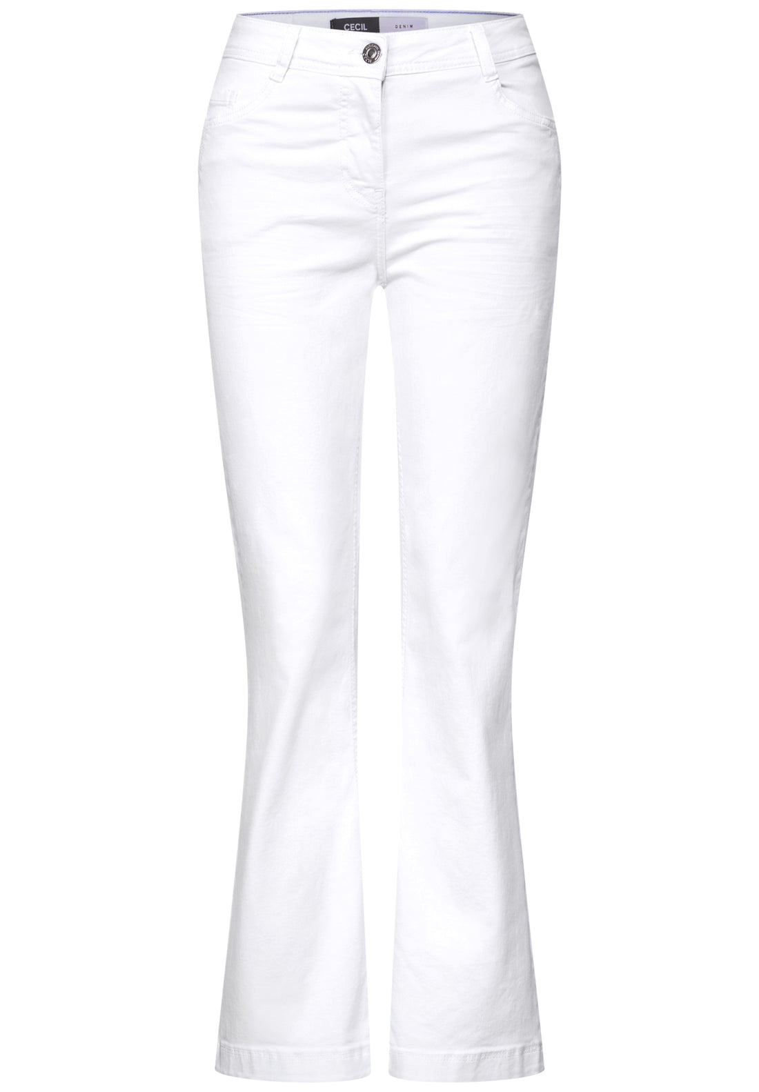 CECIL Bootcut Jeans Damen Slim Fit High Waist Stretch Baumwolle