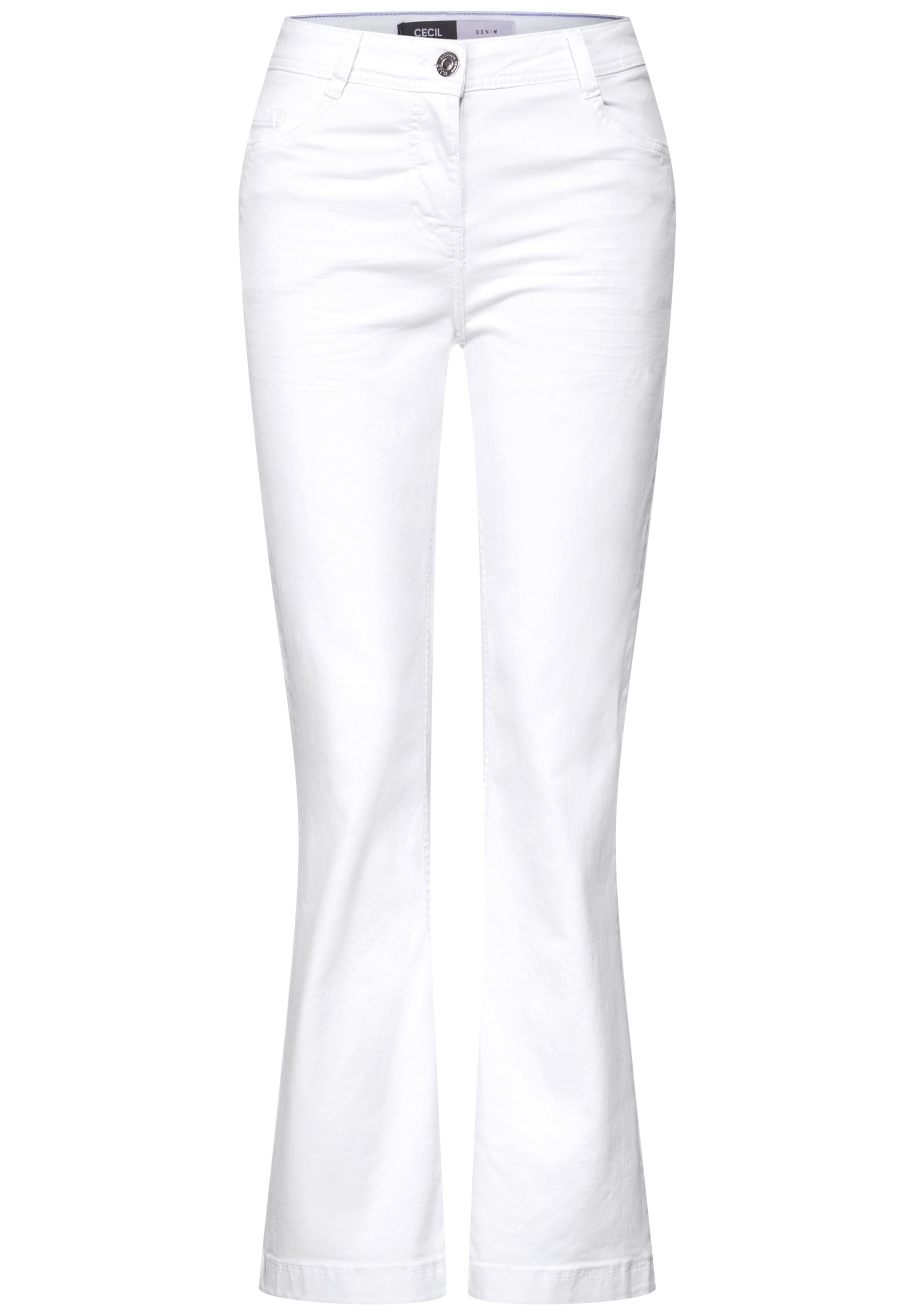 CECIL Bootcut Jeans Damen Slim Fit High Waist Stretch Baumwolle