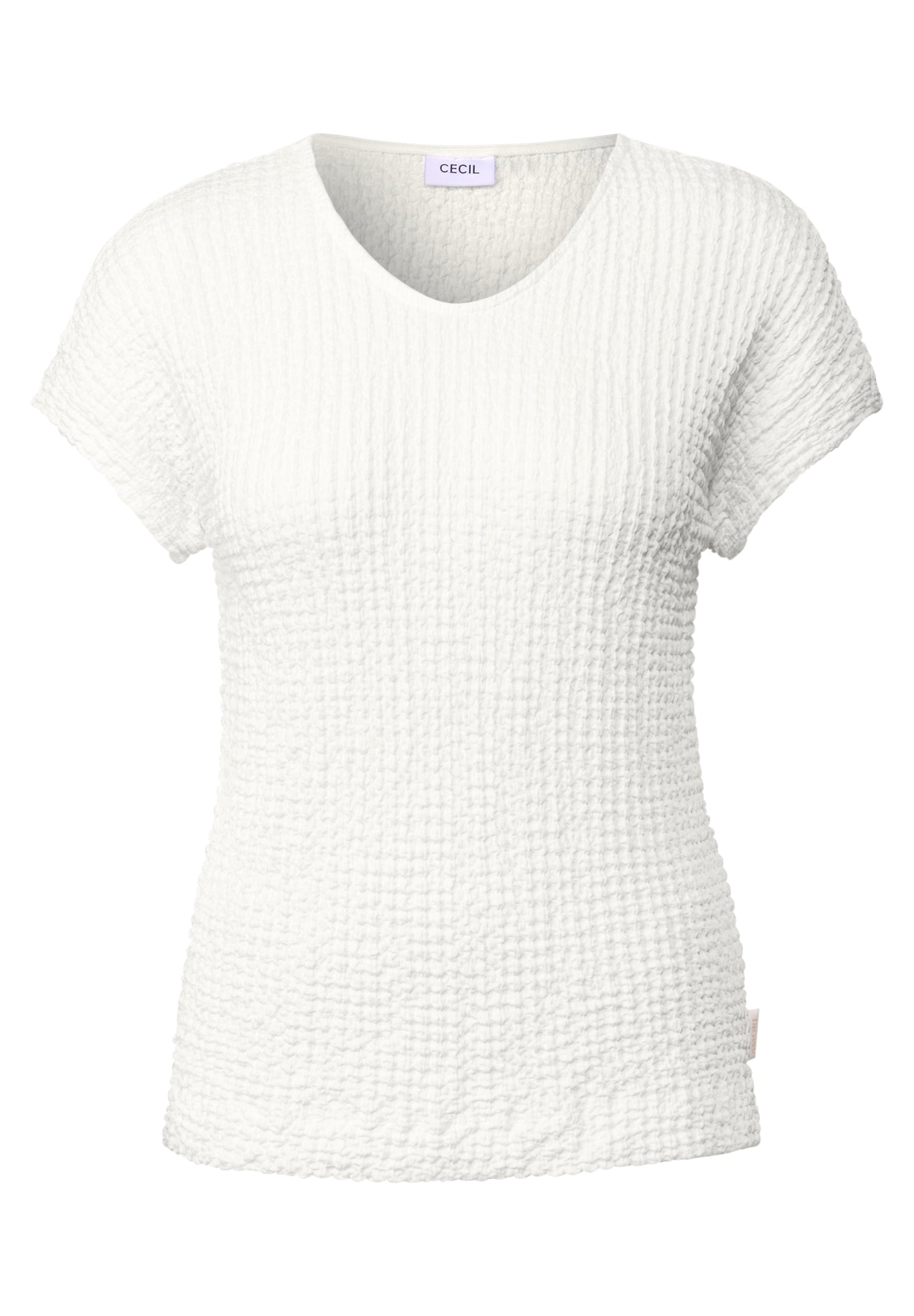 CECIL T-Shirt Damen Bequemer V-Ausschnitt