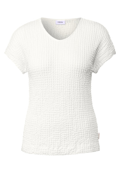 CECIL T-Shirt Damen Bequemer V-Ausschnitt