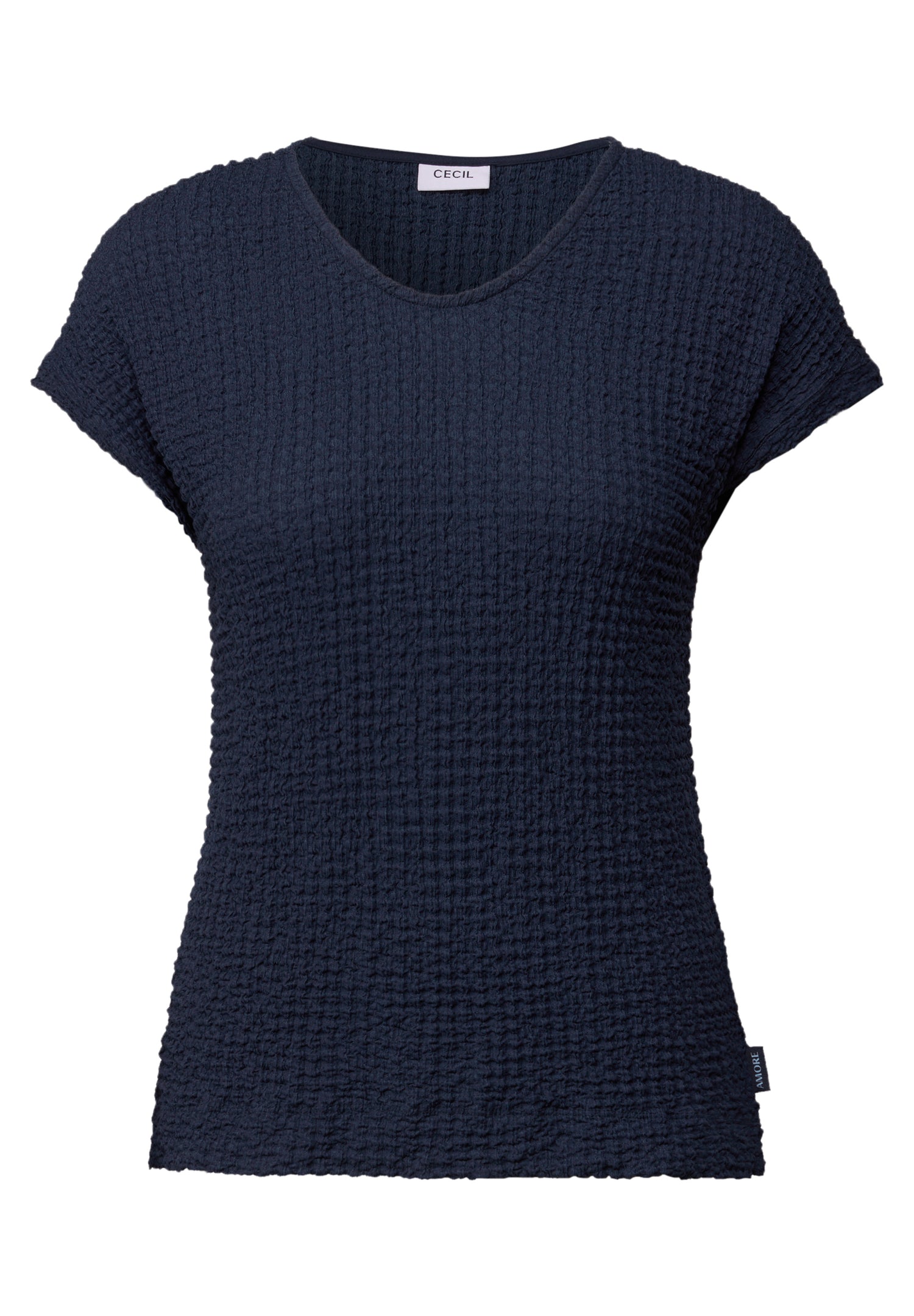 CECIL T-Shirt Damen Bequemer V-Ausschnitt