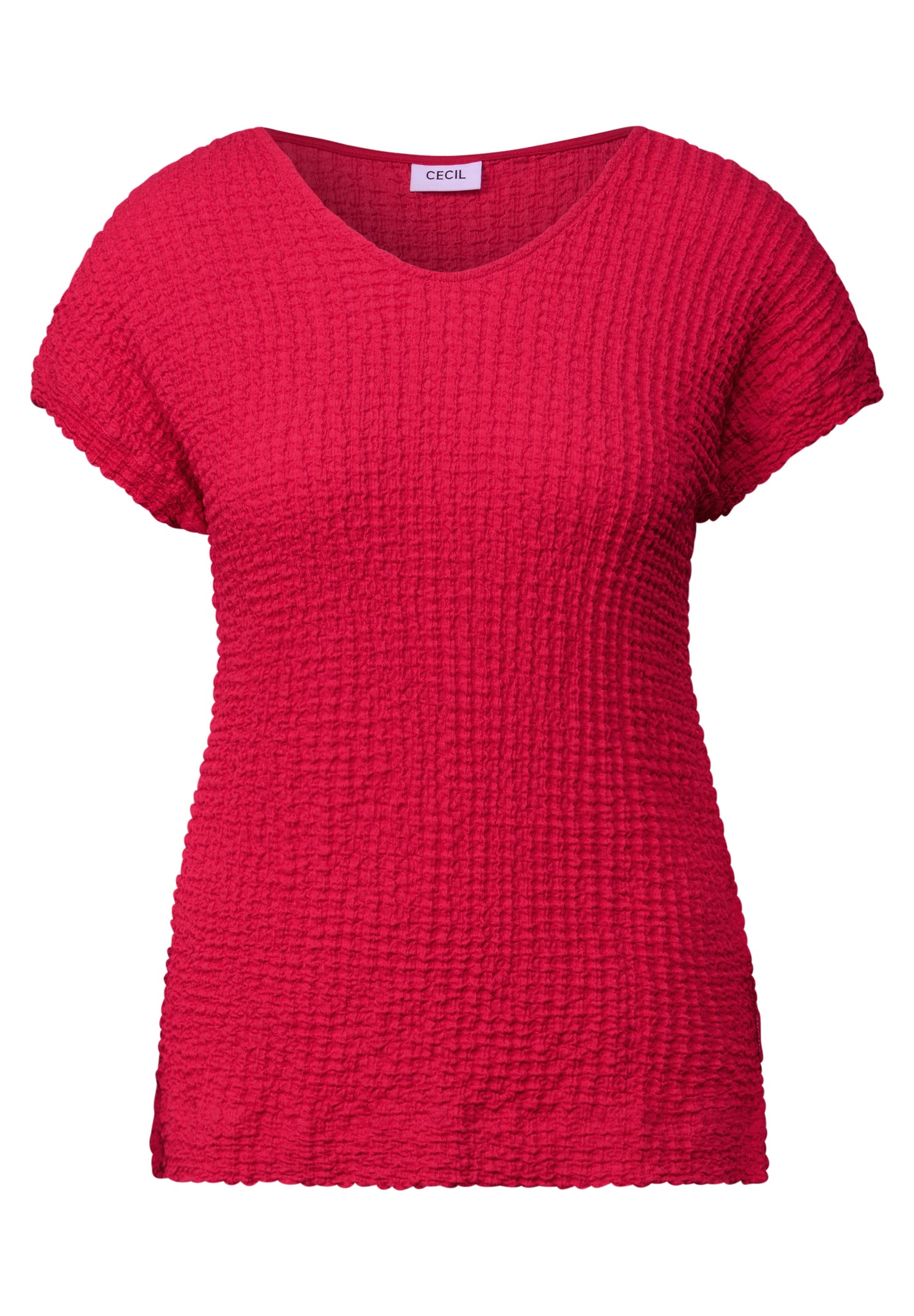 CECIL T-Shirt Damen Bequemer V-Ausschnitt