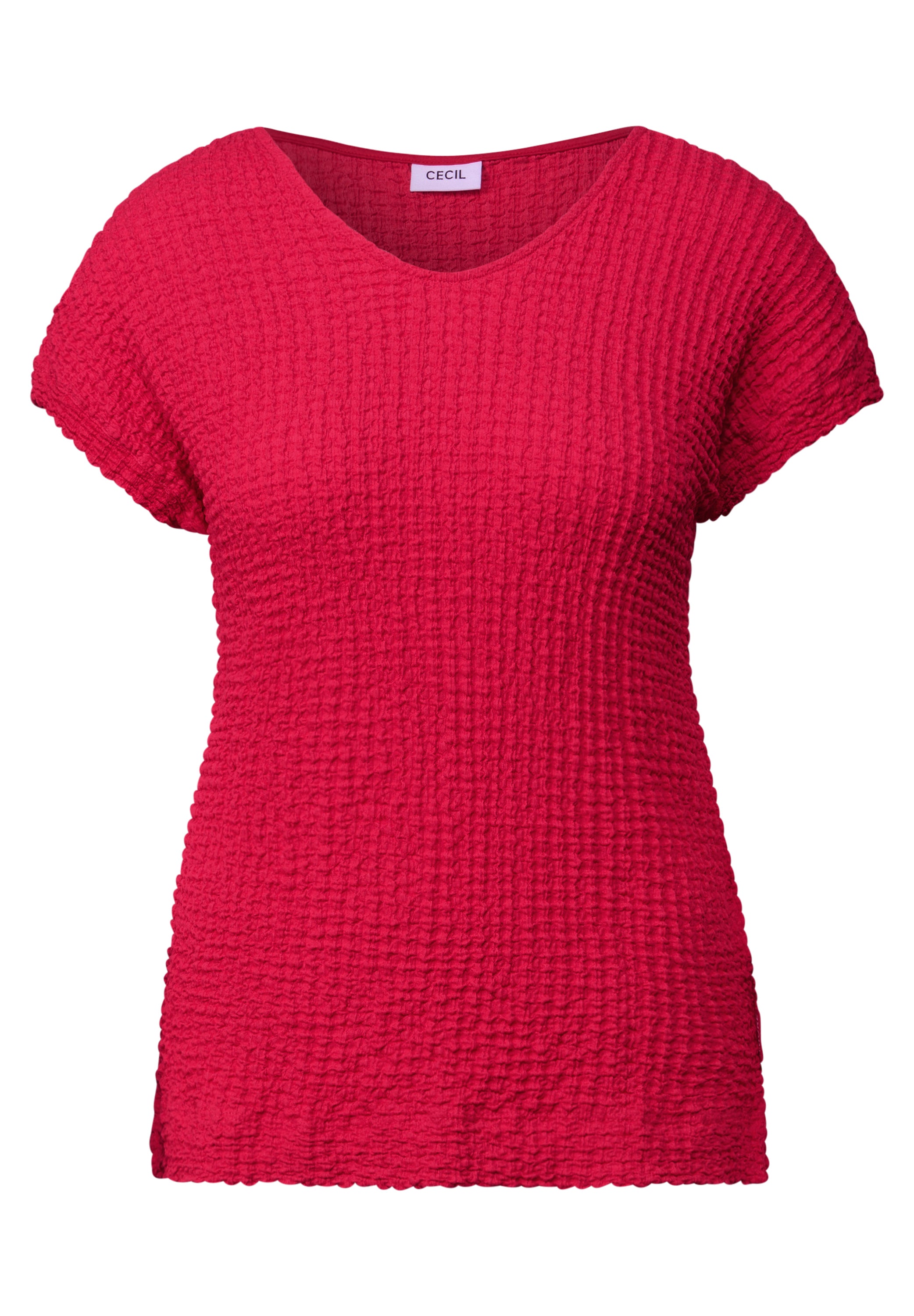 CECIL T-Shirt Damen Bequemer V-Ausschnitt