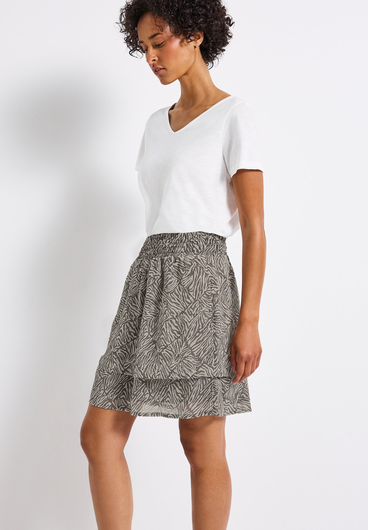 Street One Volant-Rock Damen Leicht Elastisch