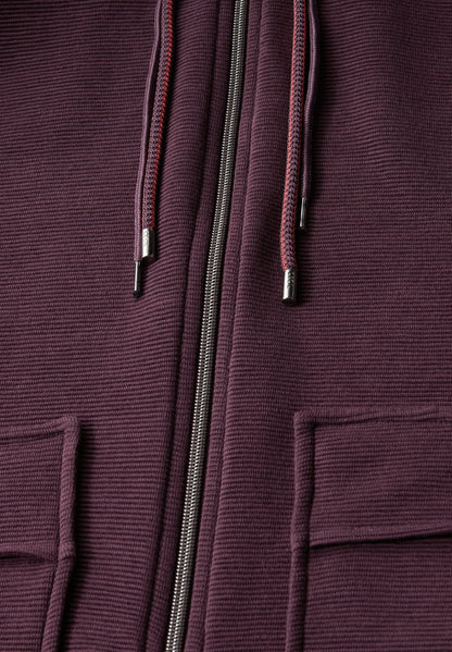 CECIL Ottoman Struktur Jacke Damen Tunnelzug Baumwollmix Stretch