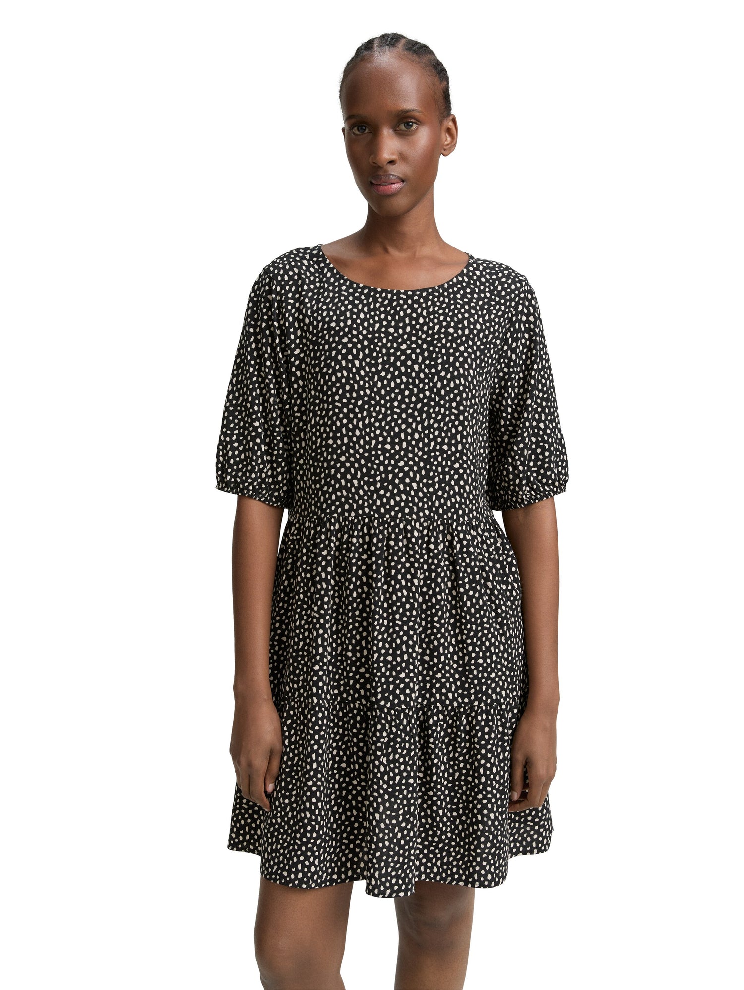Tom Tailor Denim Kleid mit Volants für Damen