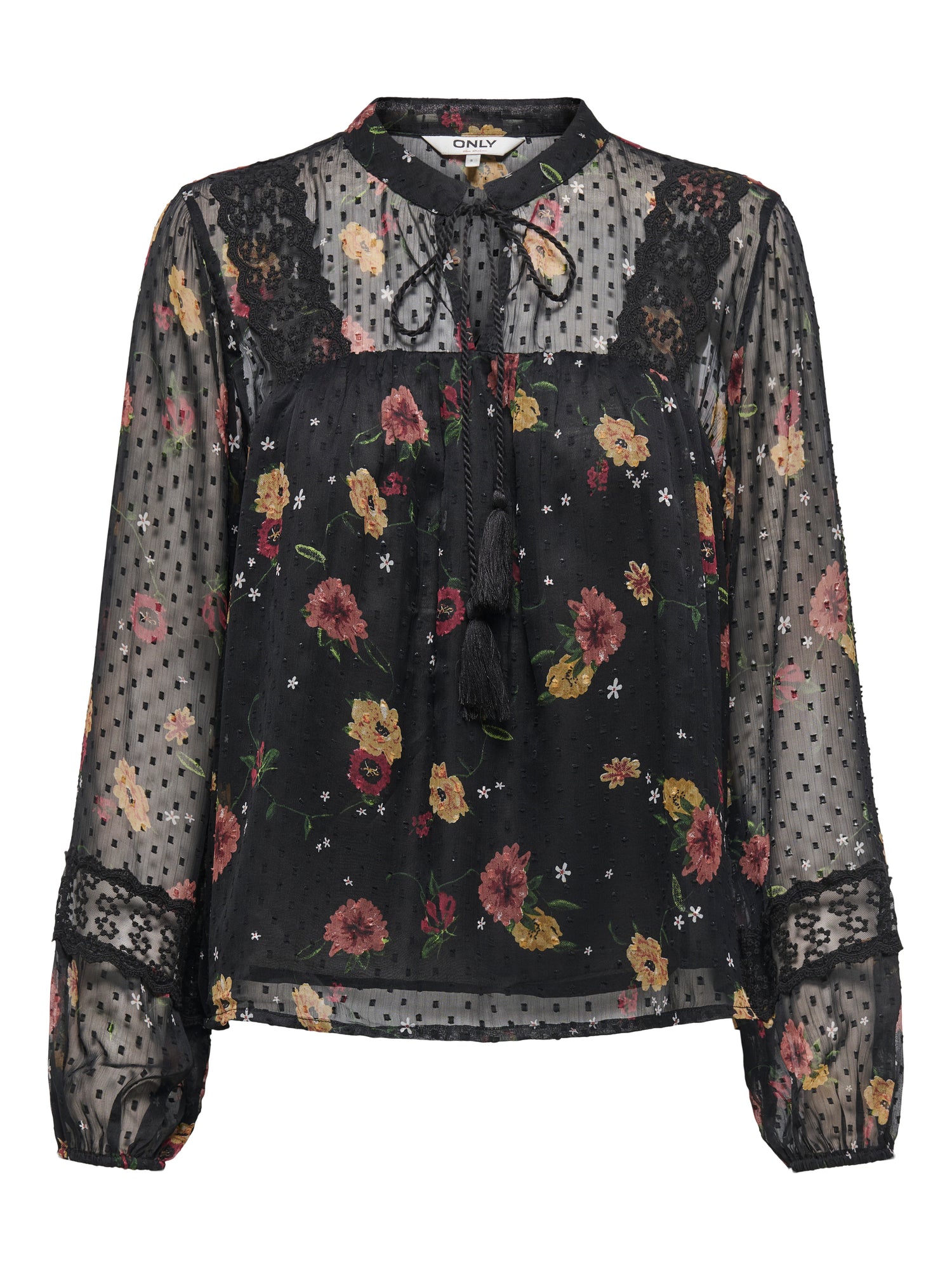 FashionQueen Top Damen Feminin mit Voluminösen Ärmeln